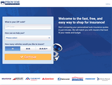 Tablet Screenshot of pch.provide-insurance.com